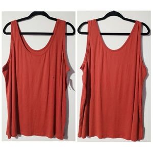 NWT Avenue Copper Red YourTank Tank top Plus Size 26/28